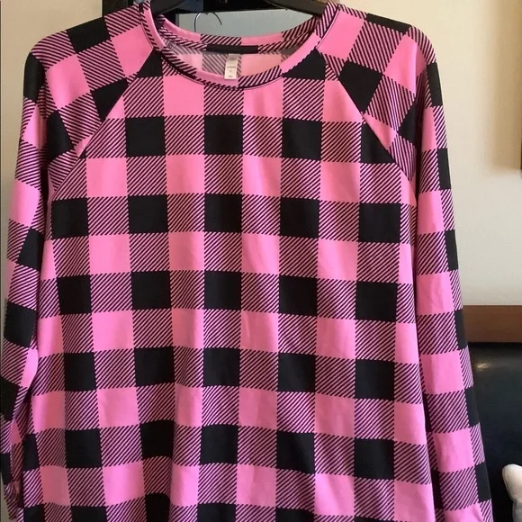 So Intimates Jogger Pajama Set XL Pink/Black - Picture 2 of 4